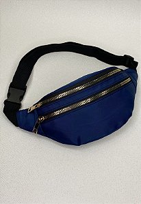 Pochete Bolsa Pequena de Nylon Azul P07