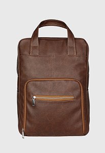 Lenna's Mochila Executiva Tamanho Grande Masculina Feminina Caramelo LE14