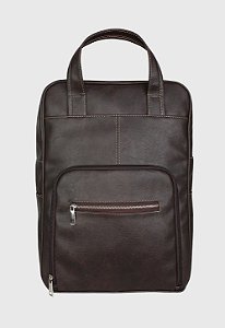 Lenna's Mochila Executiva Tamanho Grande Masculina Feminina Marrom LE14