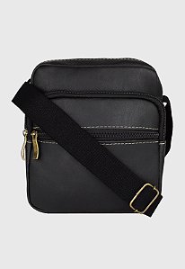 Shoulder Bag Bolsa Transversal Pequena Preta A005