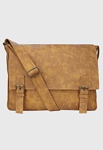 Bolsa Pasta Carteiro Vintage Caramelo A006