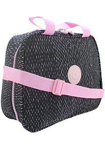 Bolsa Marmiteira Térmica Feminina Estampada Preta B026