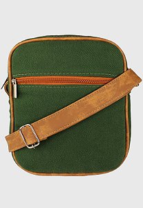 Shoulder Bag Bolsa Transversal Jeans Pequena Verde L084