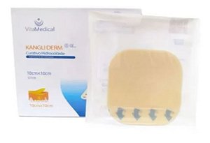 Curativo Hidrocolóide Com Borda Kangli Derm 10x10cm Cx/10 - Vita Medical