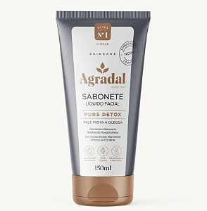 Sabonete Líquido Facial Pure Detox 150ml - Agradal
