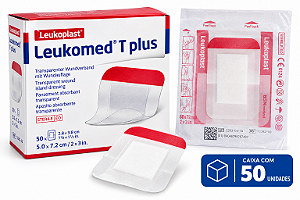 Caixa C/50 Curativos Leukomed T Plus 5cm X 7,2cm - BSN Medical