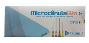 Microcânula Preenchimento Facial 25g X 50mm Caixa C/ 10unidades - Fabinject