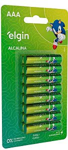 Pilha Alcalina AAA (Pequena) C/16 Unidades - Elgin