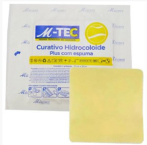 Curativo Hidrocoloide C/ Espuma 10 x 10cm M-Tec Unidade - Missner