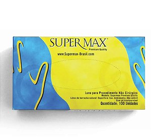 Luva Para Procedimento Látex Com Pó Caixa C/100 Tam: G - Supermax