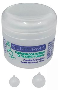 Conformador Para Umbigo Esférico 9mmx12mm 2 Unidades - Siliforma