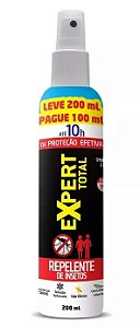 Repelente De Insetos Spray Expert Total 10 Horas 200ml - Nutriex