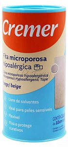 Fita Microporosa Bege Hipoalérgica 10cm X 4,5M - Cremer