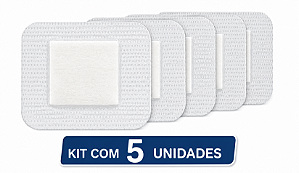 Kit C/5 Curativos Com Almofada Absorvente 5cm x 7,2cm - Skinupper