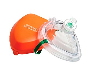 Máscara Pocket Mask Com Válvula RCP Ressuscitadora - MD