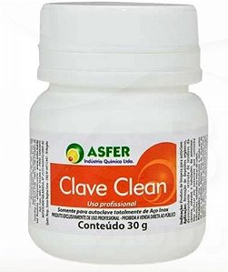 Clave Clean 30g P/ Limpeza das tubulações de Auto Clave - Asfer