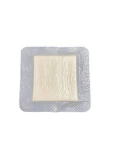 Curativo de Espuma Absorvente Silicone Com Borda 10cm x 10cm Wound Care P Unidade FP0097 - Polar Fix