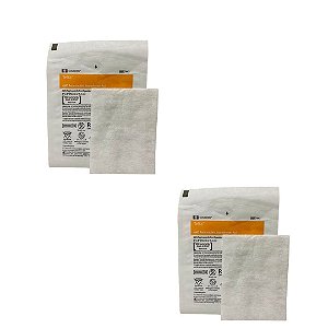 Kit C/2 Cobertura de Gaze Com PHMB (Antimicrobiana) Telfa 7,6 x 11,4cm - Covidien