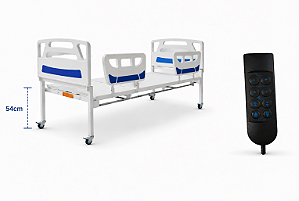 Cama Hospitalar Fowler Motorizada Até 5 Posições Altura Fixa S-8834-M - Salutem