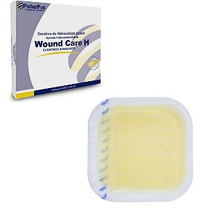 Curativo Hidrocolóide 20cm x 20cm Wound Care H Caixa C/5 Unidades - Polar Fix