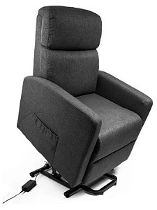 Poltrona Levitapró 4 em 1 (Levanta,Massageia,Reclina e Aquece) Preta LF01 - Ortho Pauher