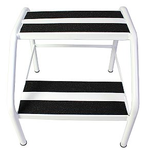 Escadinha 2 Degraus Branca Para Maca EC01BR - Best Pro