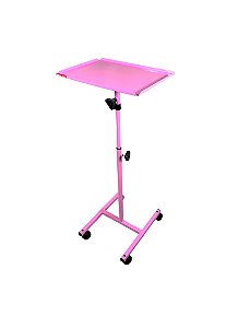 Mesa Rosa Carrinho Auxiliar Regulável p/ Vapor de Ozônio MAO01RO - Best Pro