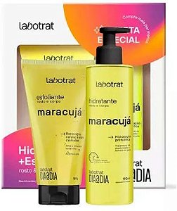 Kit Esfoliante 150g + Hidratante 190ml Maracujá Rosto e Corpo - Labotrat