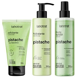 Kit Pistache + Esfoliante 150g + Hidratante 190ml + Body Splash 100ml - Labotrat