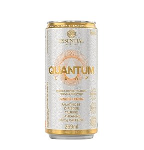 Energético Quantum Leap Ginger Lemon (Gengibre e Limão) 269ml - Essential Nutrition