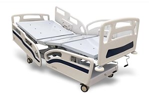 Cama Hospitalar Manual (02 Manivelas) Fowler Dorso e Pernas RC 100 (Até 220kg) - RC Móveis