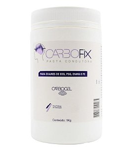 Pasta Condutora Carbofix 1Kg Para Exames (EEG, EMG, PSG e PE) - Carbogel