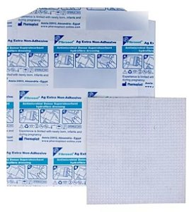 Curativo Fibrosol Ag Extra 15cm x 15cm (Dupla Camada) Hidrofibra Com Prata Unidade - Pharmaplast