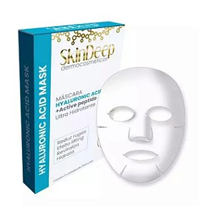 Máscara Facial Skindeep Ultra Hidratante Com Peptídeos + Ácido Hialurônico Caixa C/5 Unidades- Alur Medical