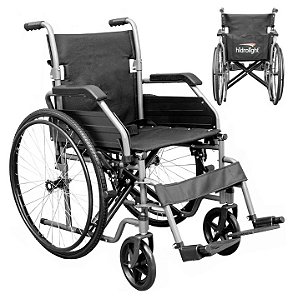 Cadeira De Rodas Basic Até 125kg Assento 46cm AC0146 - Hidrolight