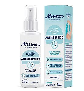 Solução em Spray de Limpeza Com PHMB 0,2% Antisséptico 28ml - Missner