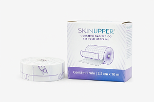Curativo em Rolo Upperfix 2,5cm x 10m Para Fixação de Curativos e Cateteres - Skinupper