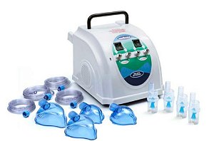 Inalador/Nebulizador Com 4 Saídas MD 400 Bi-Power Bivolt - Medicate
