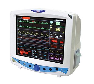 Monitor Multiparamétrico MX-600 (ECG+SPO2+PNI+RESP+2-TEMP) Emai - Transmai