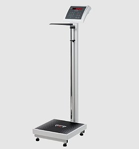 Balança Digital Antropométrica Até 200kg Plataforma 40x40 DP 200 - Ramuza