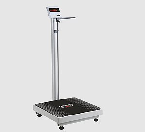 Balança Digital Antropométrica Até 300kg Plataforma 50x50 DP 300 - Ramuza