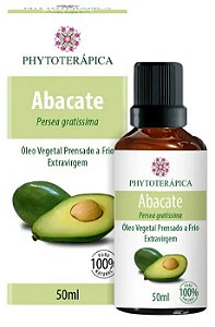 Óleo Vegetal De Abacate Extra Virgem 50ml (100% Puro) - Phytoterápica