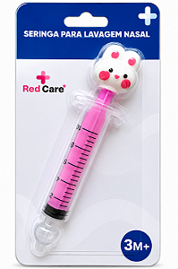 Seringa Para Lavagem Nasal Rosa Red Care - Supermedy