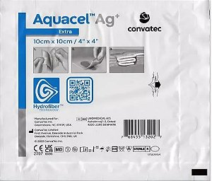 Curativo Aquacel AG + Extra 10cm x 10cm Unidade - Convatec