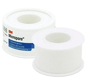 Fita Micropore 25mm x 10mt Branca Unidade - 3M