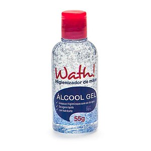Álcool em Gel Antisséptico 70% 55 ml - Wath