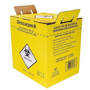 Coletor de Material Perfuro Cortante 20L - Descarpack
