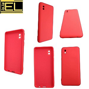 Capa de Silicone Aveludada SAMSUNG A01 Core (vermelho)