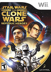 Jogo Nintendo Wii Star Wars The Clone Wars Republic Heroes- LUCASARTS