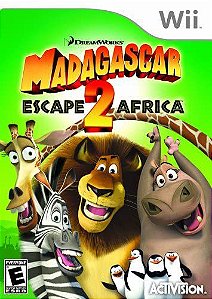 Jogo Nintendo Wii Madagascar 2 Escape Africa - Actvision